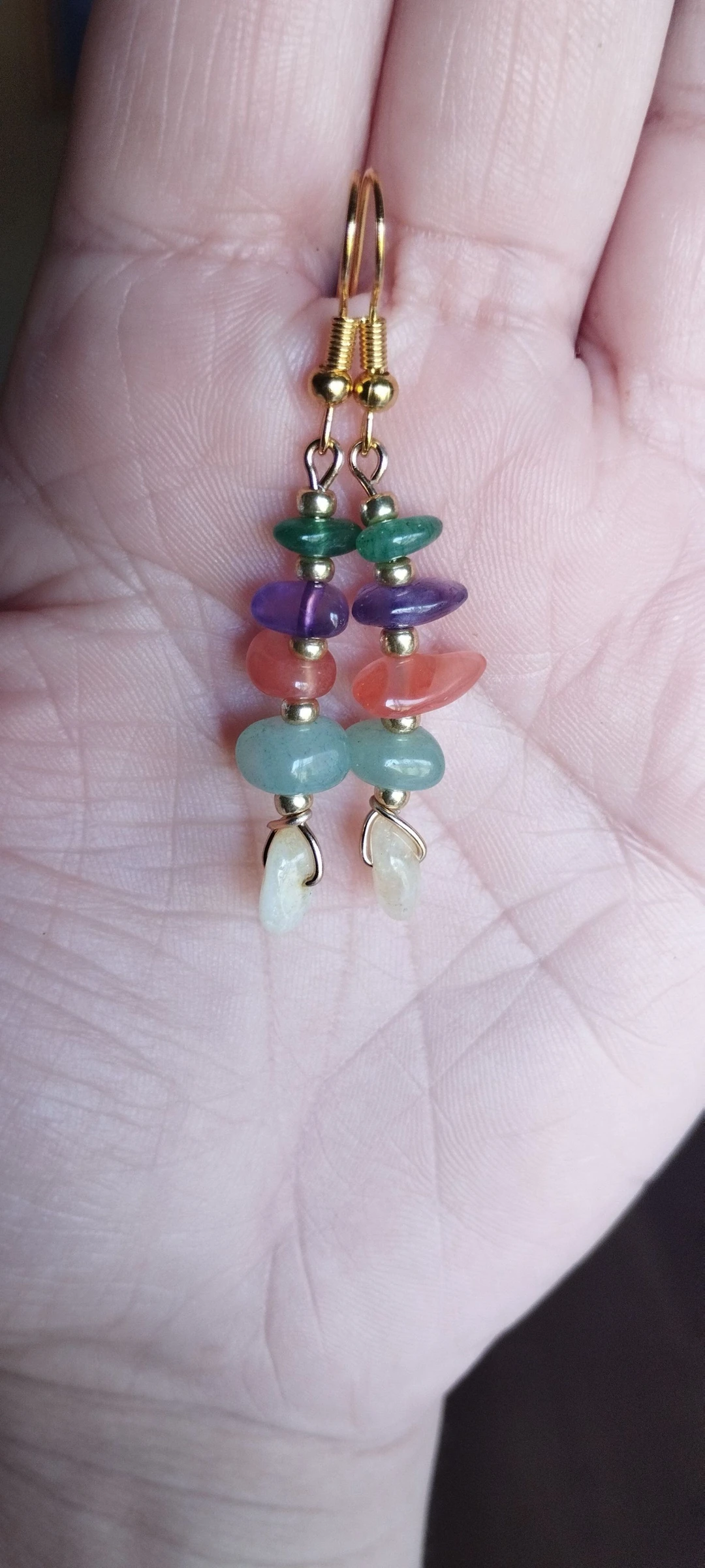 🧿🌈🧸Beautiful Natural Agate Earrings🧸🌈🧸 – photo 11